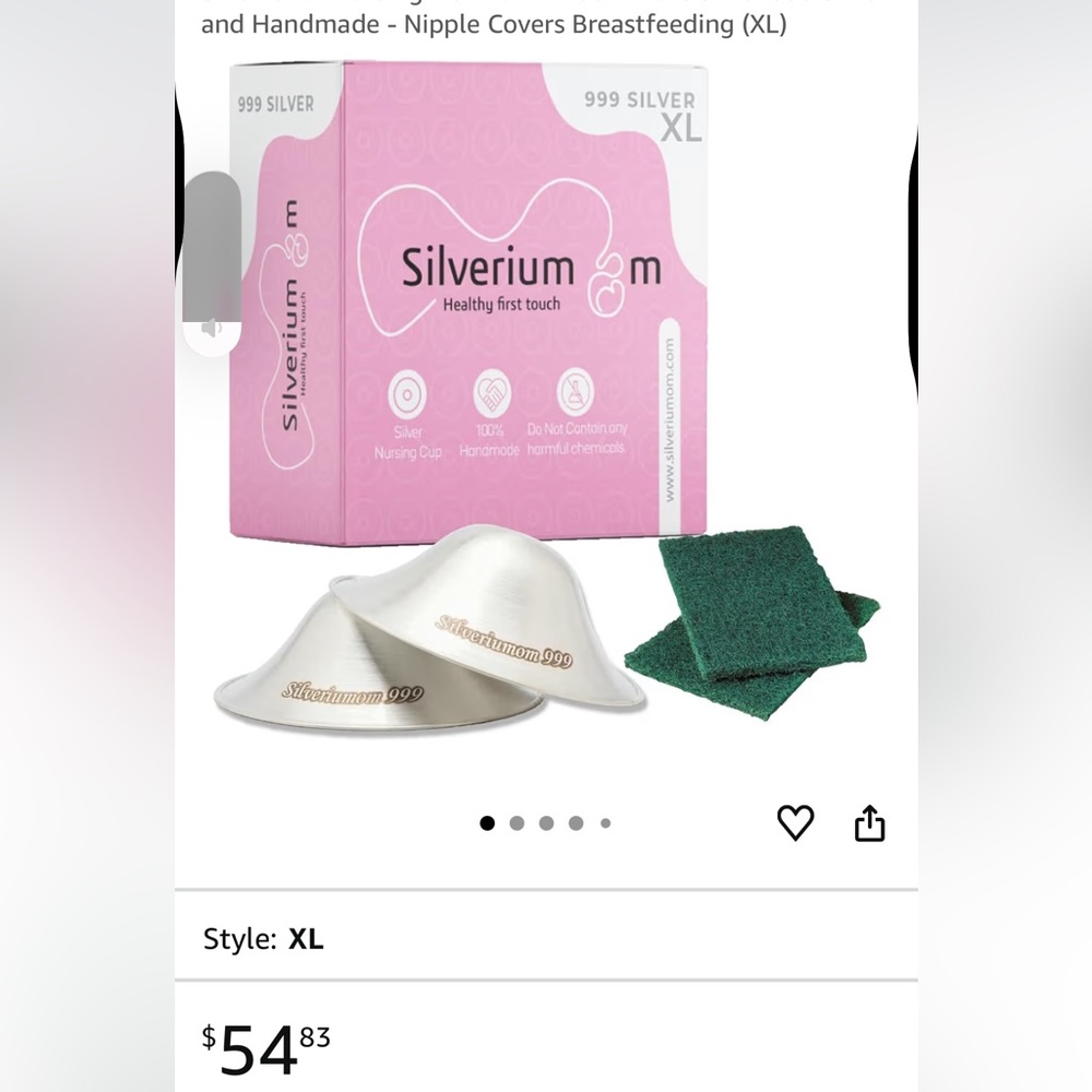 Silver Nursing Pads Silveriumom